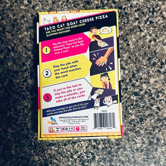 Taco Cat Goat Cheese Pizza Card Game - Picture 2 of 5